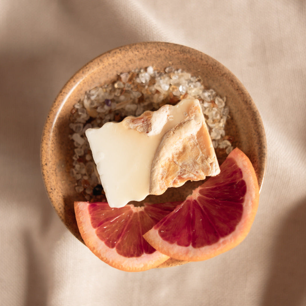 Blood Orange & Zest Soap - Soap for Damaged Skin - Petite Soap Bar