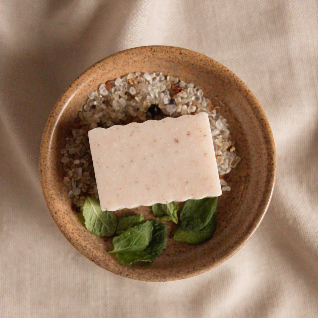 Pink Grapefruit & Spearmint Soap - Petite Soap Bar - Soothing Soap Bar for Eczema