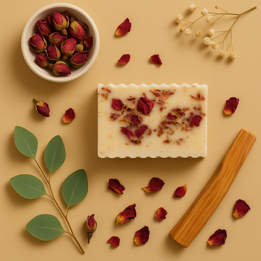 Sandalwood & Roses Soap - Gentle Soap for Itchy Skin