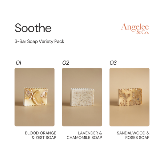 Soothe: 3-Bar Soap Variety Pack