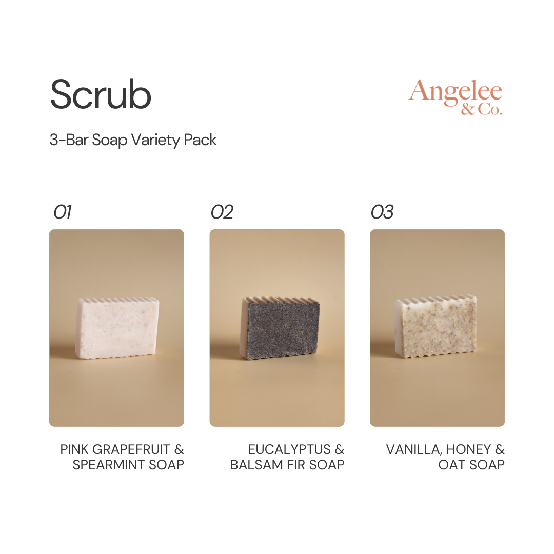 Scrub: 3-Bar Soap Variety Pack